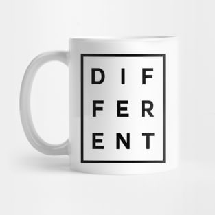 Different Boxed (Black) Mug